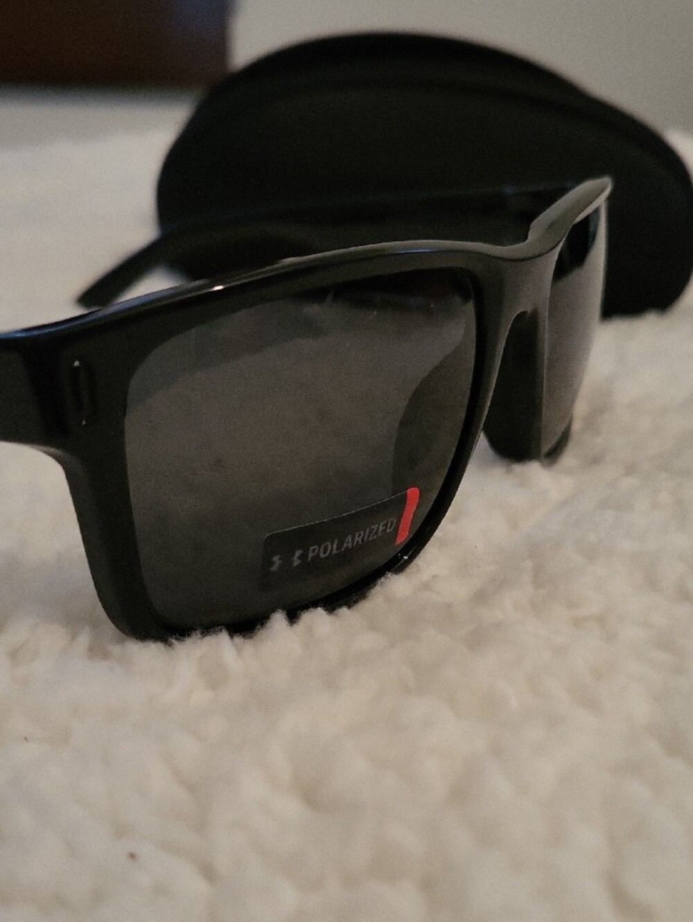Under Armour UA Assist Polarized Sports Sunglasses Black (New In Box/Case)